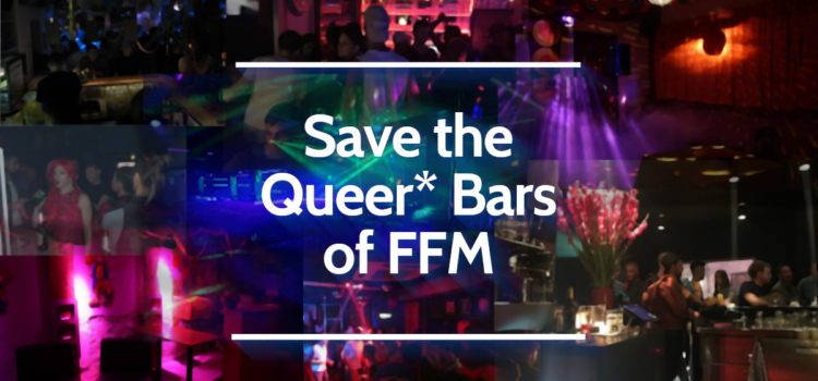 Spendenaktion zur Rettung queerer Bars in Frankfurt